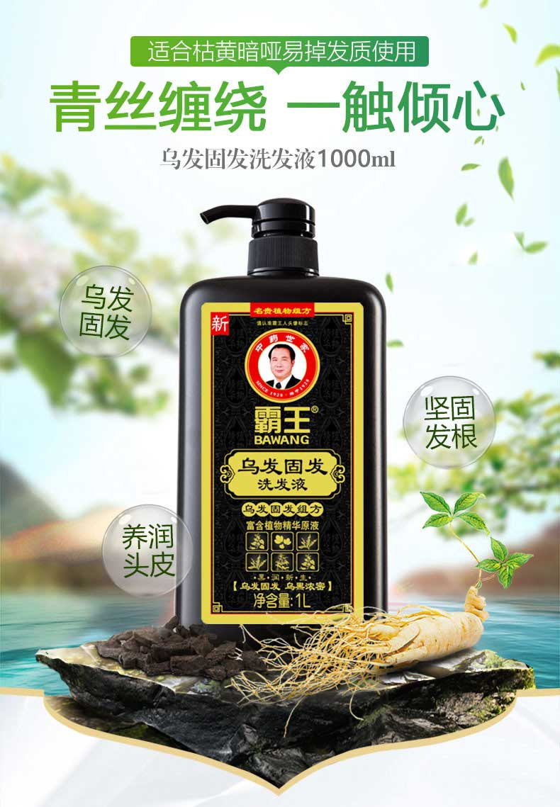 霸王首乌固发洗发液1l